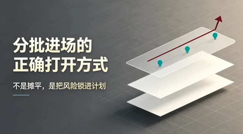 分批进场的正确打开方式：不是摊平，是把风险锁进计划-NEO交易社区