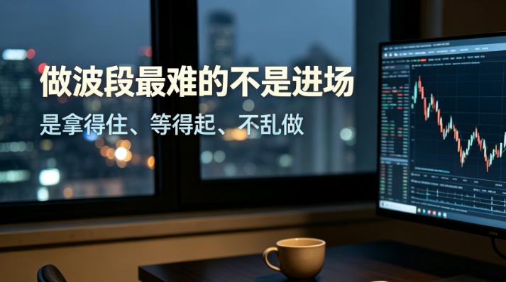 做波段最难的不是进场：是拿得住、等得起、不乱做-NEO交易社区