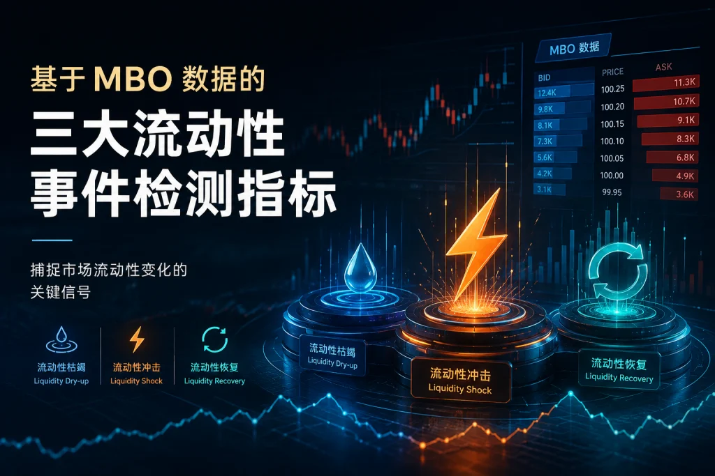 初学者必学的基于 MBO 数据的三大流动性事件检测指标